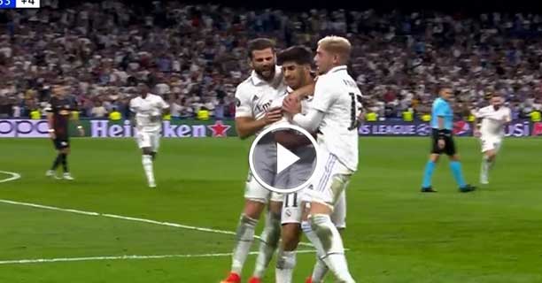 Real Madrid [2] – 0 RB Leipzig Marco Asensio Brilliant Goal