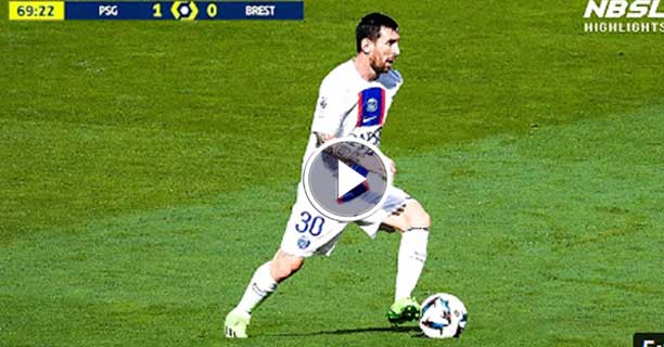 Lionel Messi Was Unstoppable Vs Brest 10/09/2022 HD