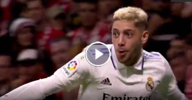 Atletico Madrid 0 – [2] Real Madrid Federico Valverde Amazing Goal