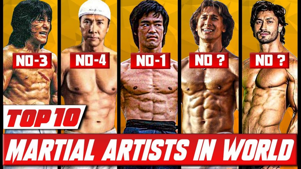 Top 10 Martial Artists In The World 2022, Bruce Lee, Tiger Shroff, Vidyut Jamwal, Jackie Chan, Jet Le