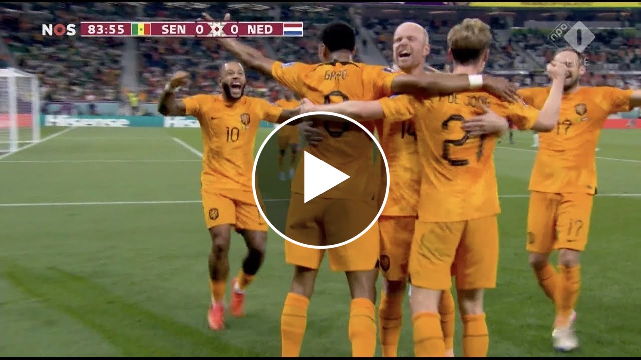 Cody Gakpo Super Goal | Senegal vs Netherlands 0-1 | FIFA World Cup QATAR 2022