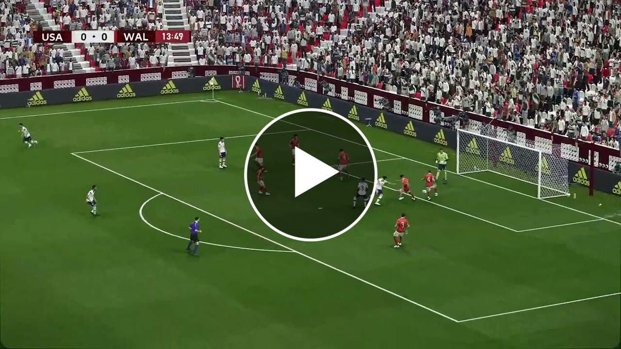 Timothy Weah Great Goal | United States vs Wales 1-0 | FIFA World Cup QATAR 2022