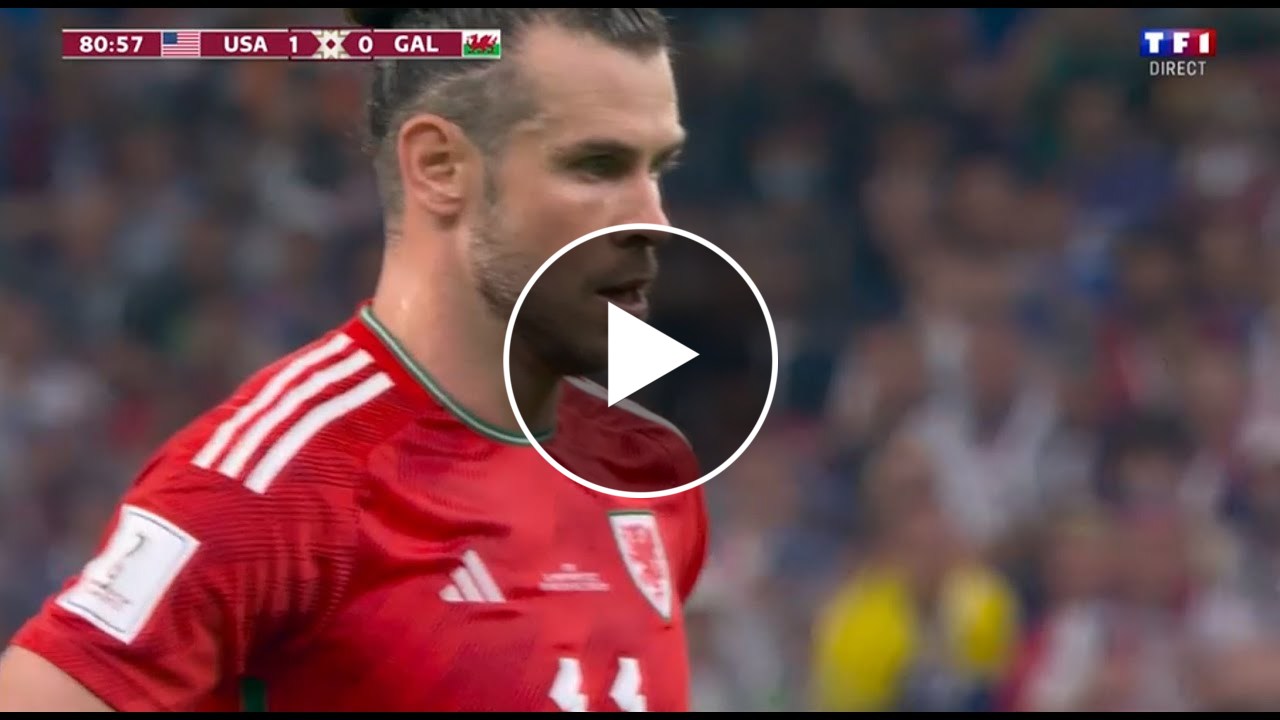 Gareth Bale Awesome Goal | USA 1 – 1 WALES | World Cup 2022