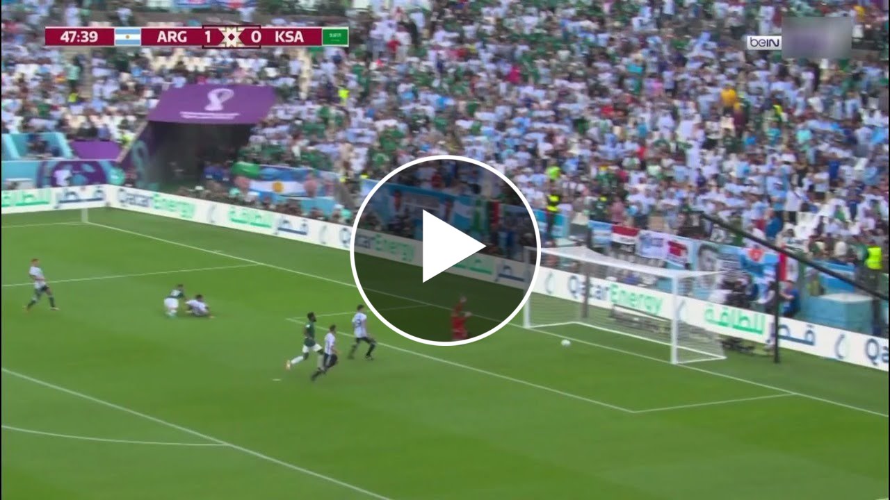 UNBEALIVEABLE GOAL!!! Argentina 1 – [2] Saudi Arabia Al Dawsari S. AMAZING GOAL !!!