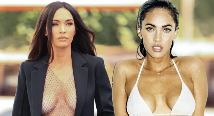 In less than 24 hours, Megan Fox looks stunning in two different tops