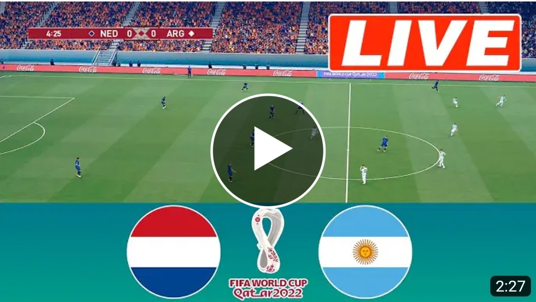 Netherlands Vs Argentina LIVE World Cup 2022