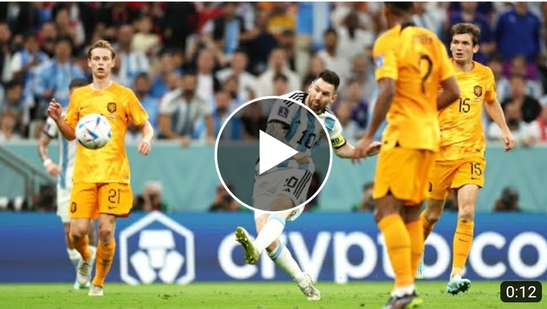 Netherlands 0 – [2] Argentina Lionel Messi Amazing Goal