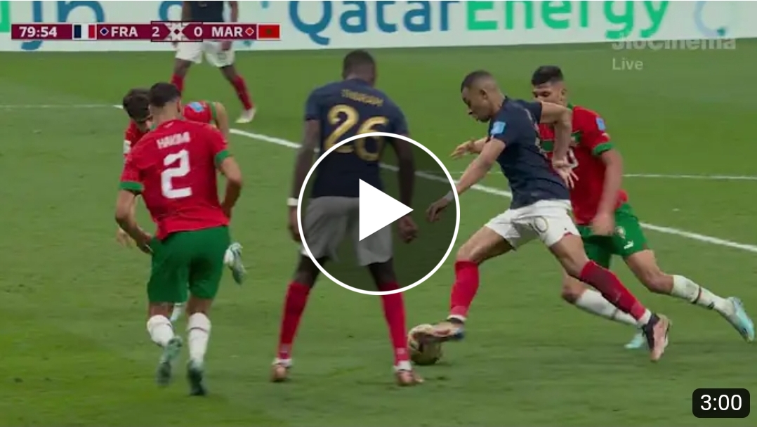 France [2] – 0 Morocco Kolo Muani R. Amazing Goal