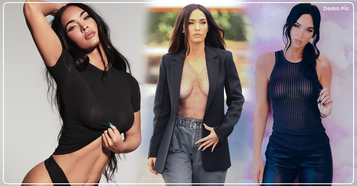 Megan Fox shows ample cleavage and midriff in new racy photos, says AirBnB table ‘saw some things’