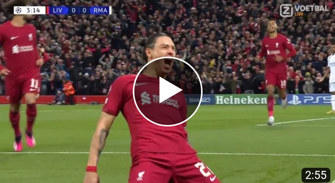 Liverpool [1] – 0 Real Madrid Nunez D. Amazing Back Heel Goal