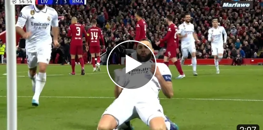 Liverpool 2 – [5] Real Madrid Karim Benzema 2nd Amazing Goal