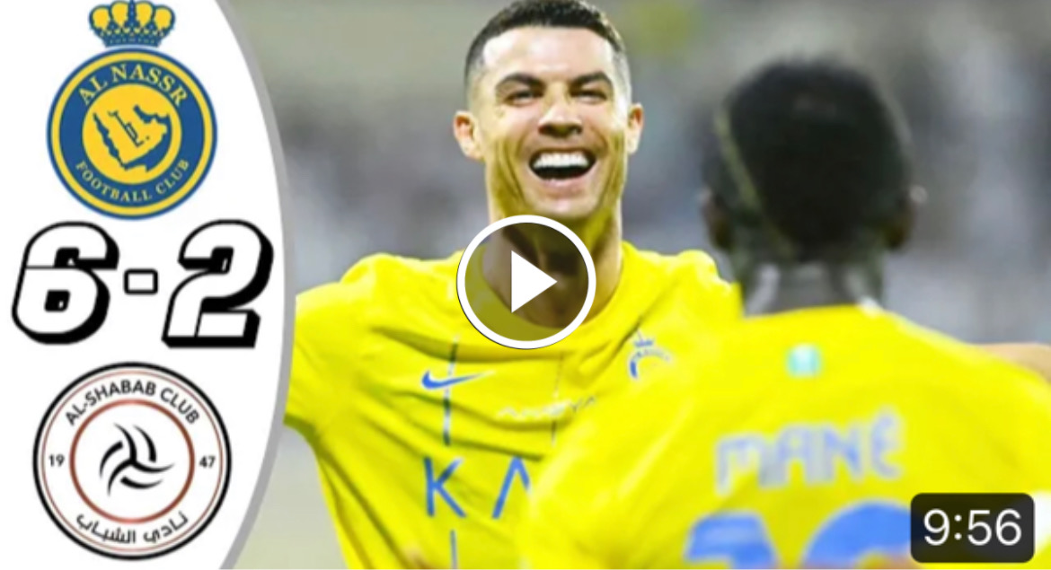 Al Nassr vs Al Shabab 6-2 – All Goals & Highlights – Ronaldo Amazing Goals