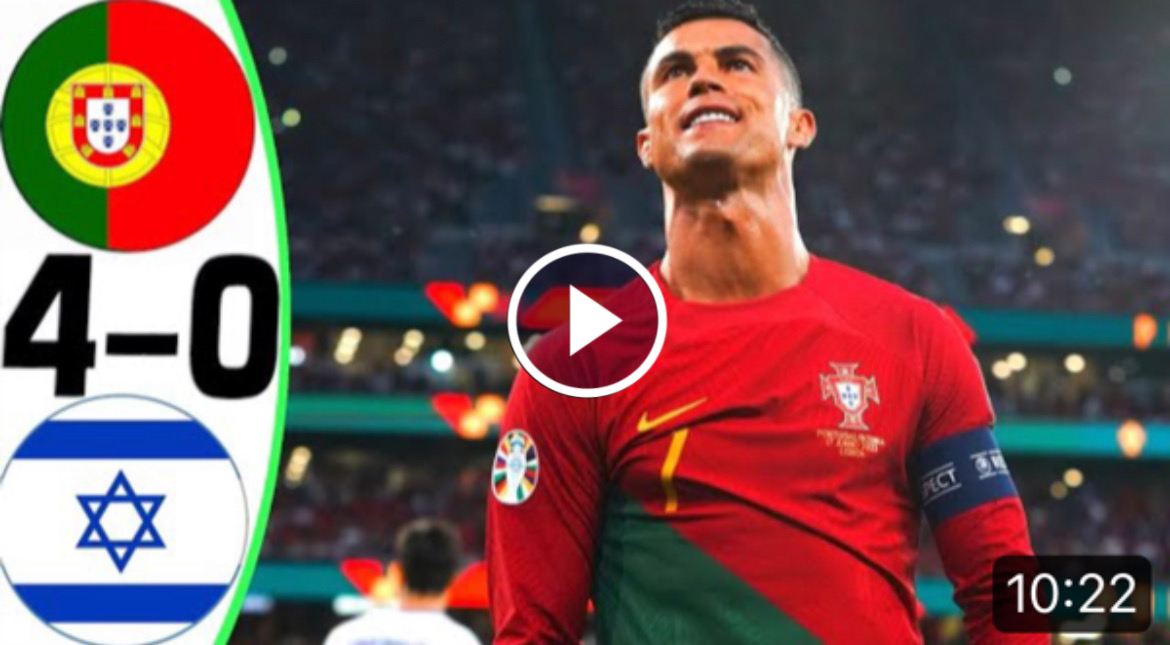 Portugal 4-0 Israel Highlights 2024