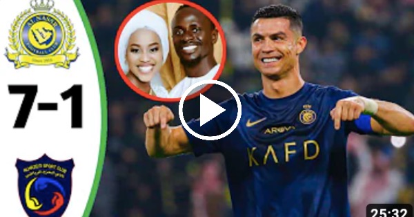 Ronaldo Super Hattrick- AlNassr vs AlHazem 7-1 – Sadio Mane Marriage – Highlights