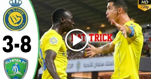 Ronaldo Hattrick Al Nassr 8-3 Fateh – Highlights 2024