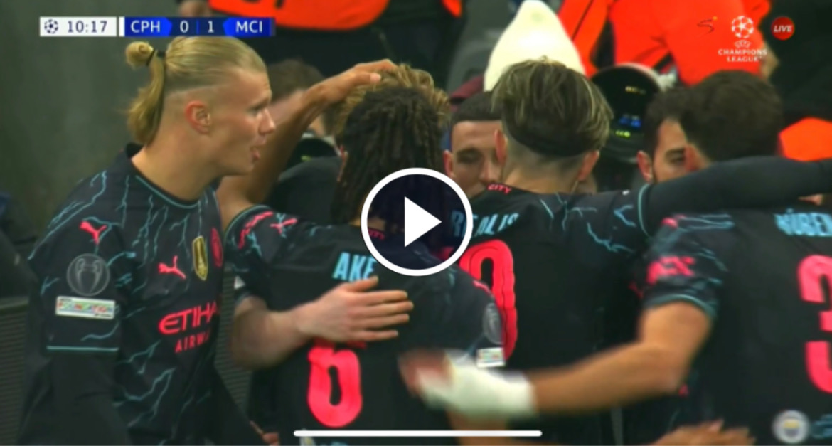 FC Copenhagen 0 – [1] Manchester City – Kevin De Bruyne Goal